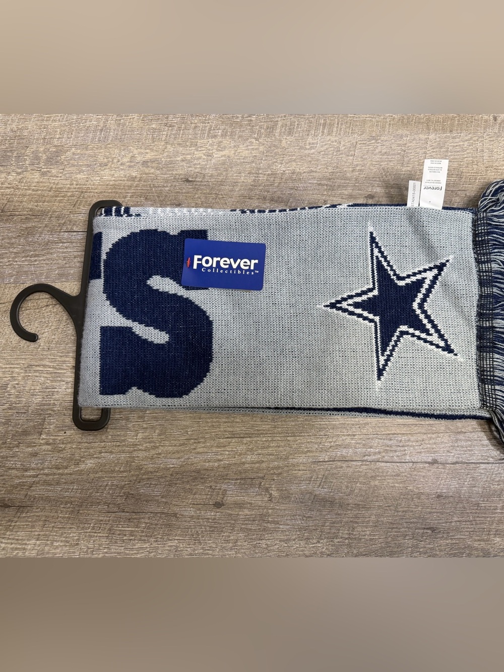 Dallas Cowboys NFL Football Scarf Reversible Gray Blue Forever Collectibles